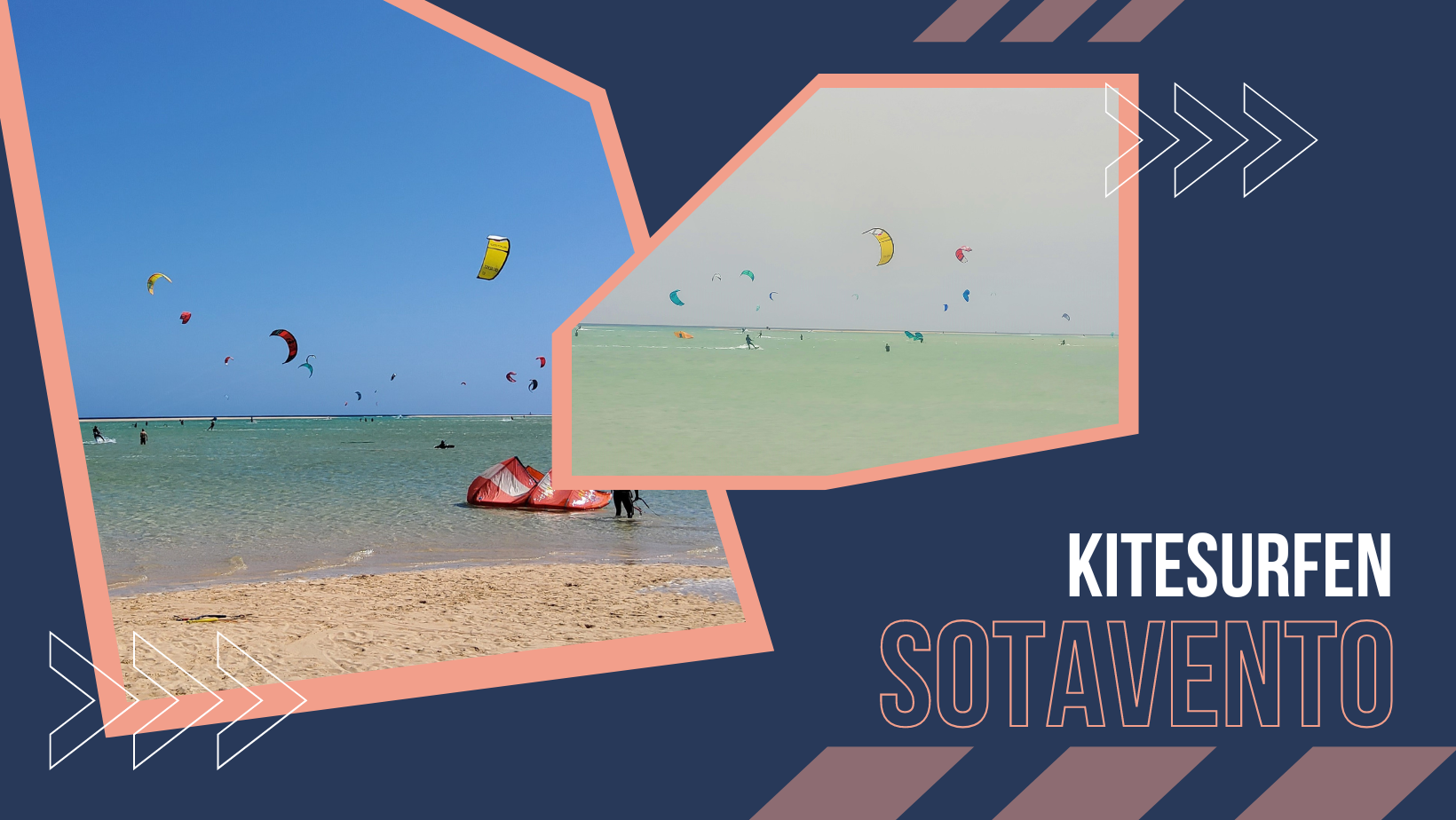 Kitesurfen in Sotavento auf Fuerteventura
